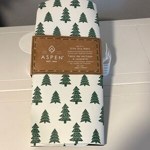 Aspen Tree Print Dish Dry Mats